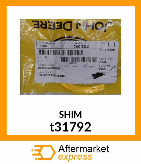 SHIM t31792