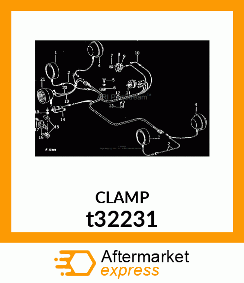 CLAMP,COATED J t32231