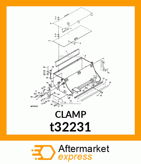 CLAMP,COATED J t32231