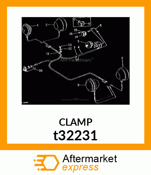 CLAMP,COATED J t32231