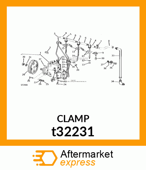 CLAMP,COATED J t32231