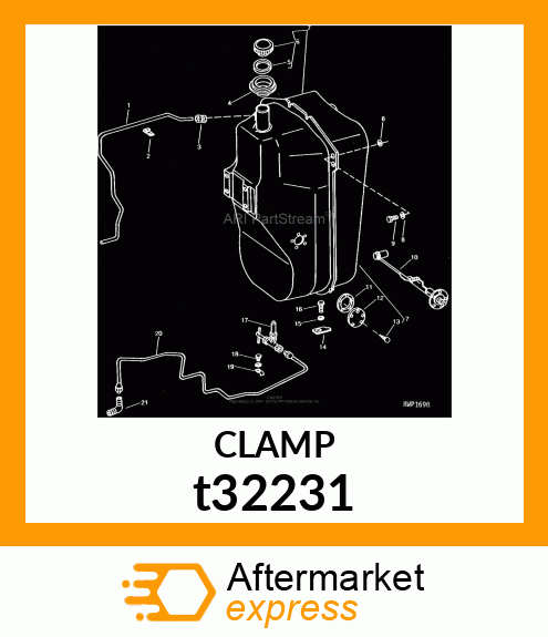 CLAMP,COATED J t32231