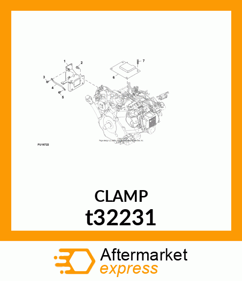 CLAMP,COATED J t32231