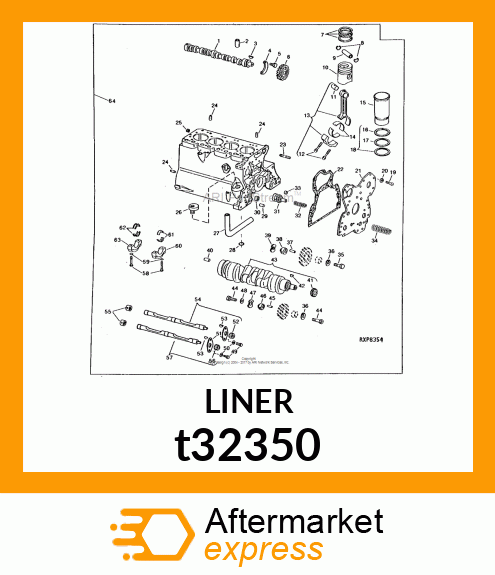 LINER, CYLINDER t32350