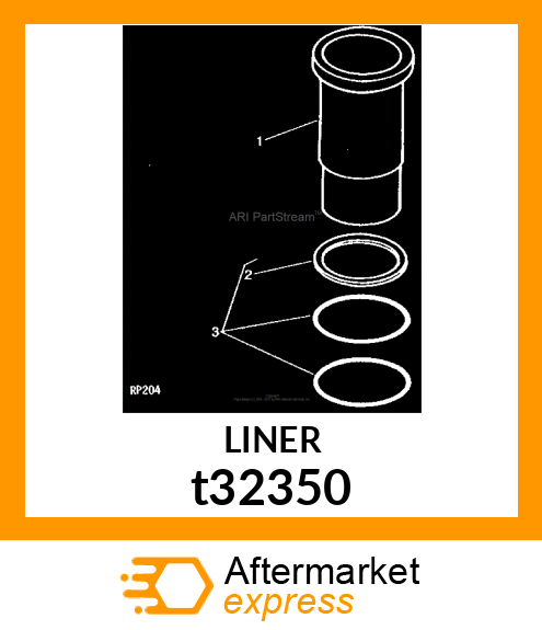 LINER, CYLINDER t32350