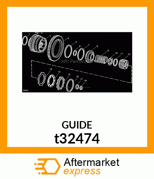 RETAINER WITH PUMP LANES t32474