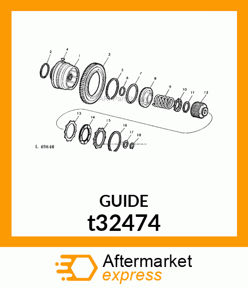 RETAINER WITH PUMP LANES t32474