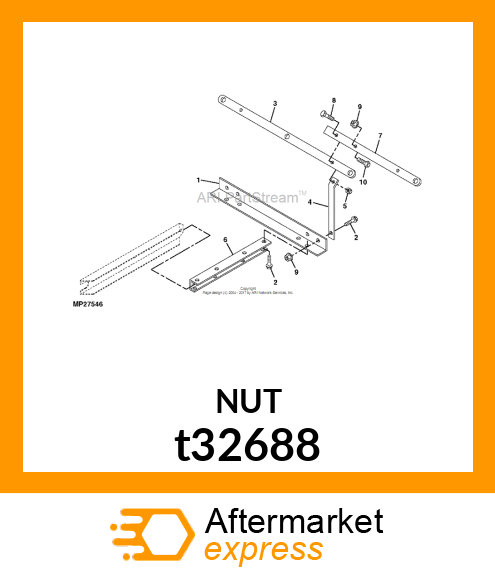 LOCK NUT, 5/16 INCH t32688