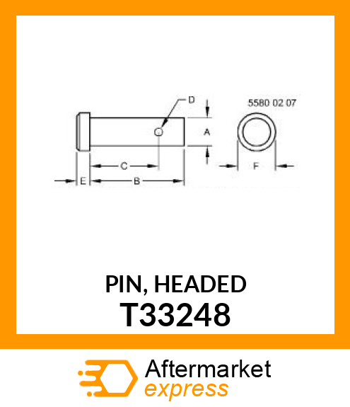 PIN, HEADED T33248