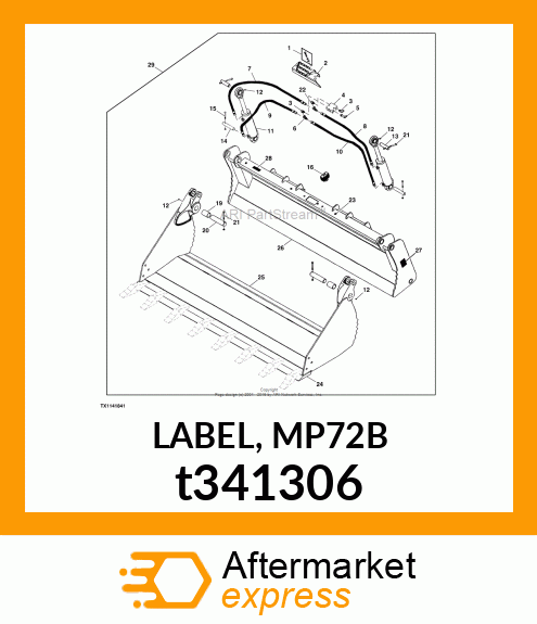 LABEL, MP72B t341306