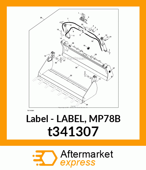 LABEL, MP78B t341307