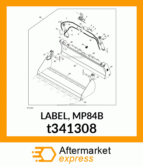 LABEL, MP84B t341308