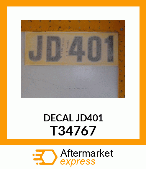 DECAL_JD401 T34767