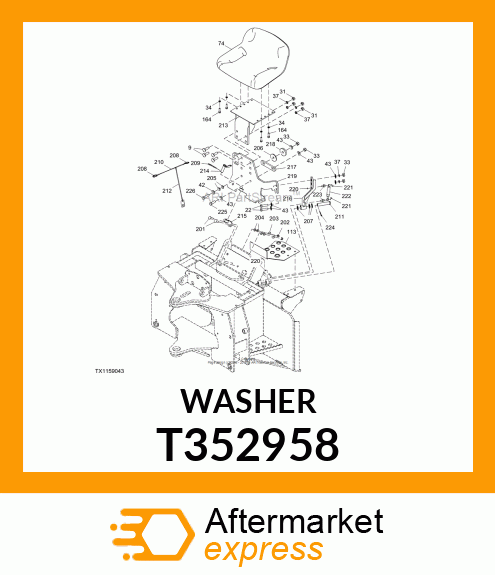 WASHER T352958