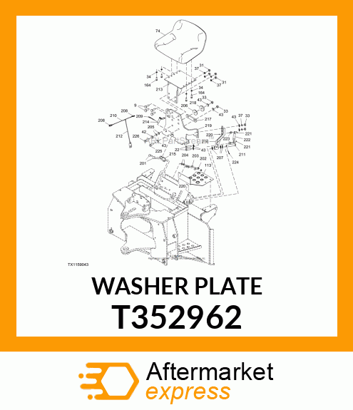 WASHER PLATE T352962