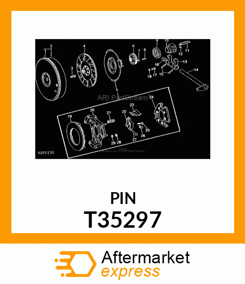 Pin - PIN, PIVOT /KNURLED/ T35297