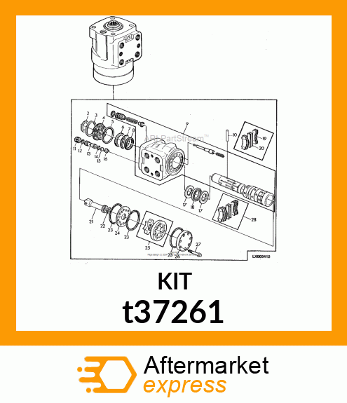 KIT, CENTERING SPRING t37261