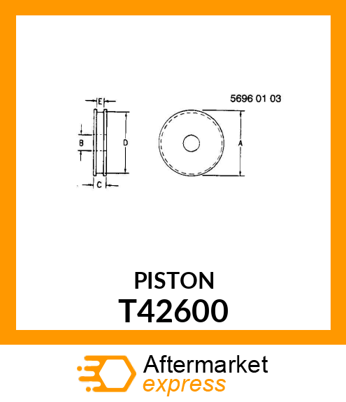 PISTON T42600