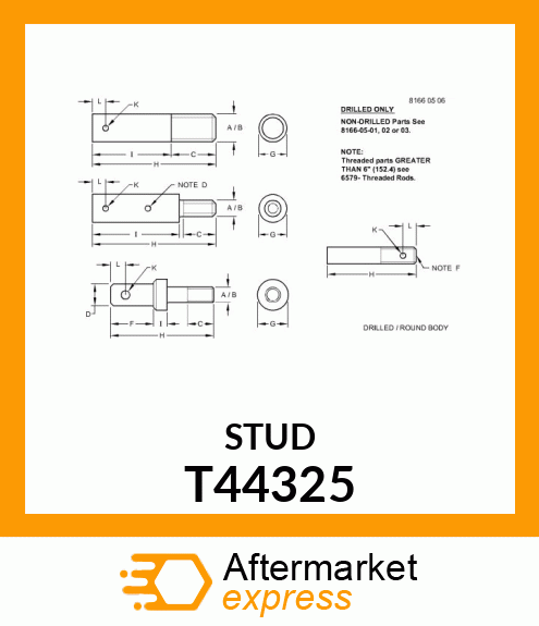 STUD ,SPECIAL T44325