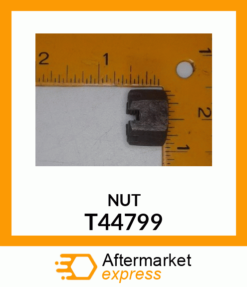 NUT ,SLOTTED HEX STOP T44799