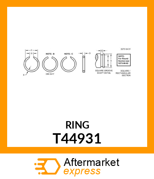 RING,SNAP T44931