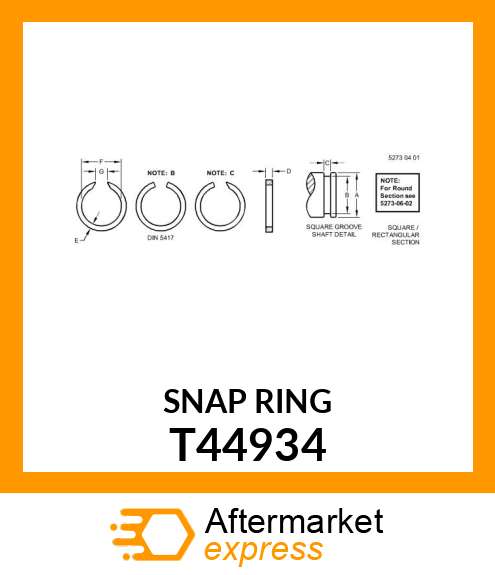 RING,SNAP T44934