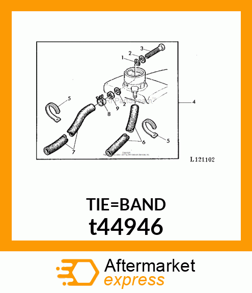 TIE BAND, BLACK t44946