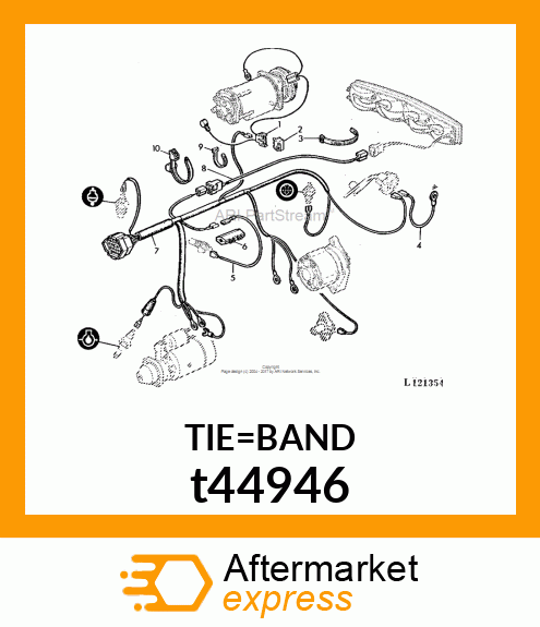 TIE BAND, BLACK t44946