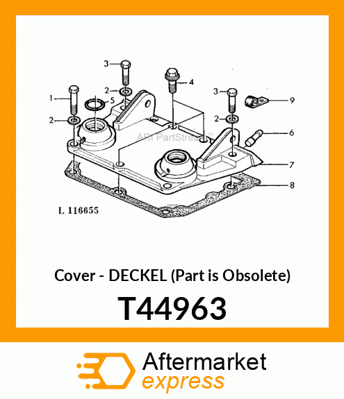 Cover - DECKEL (Part is Obsolete) T44963