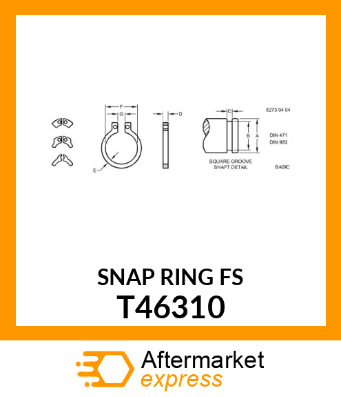 RING,SNAP T46310