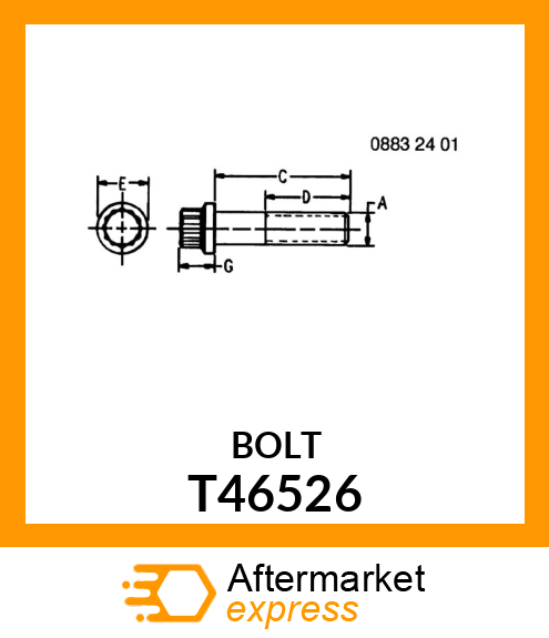 SCREW ,12PT CAP T46526