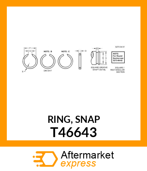 RING, SNAP T46643