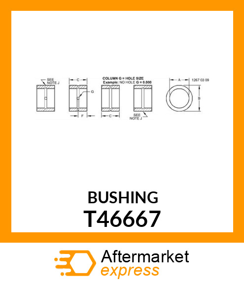 BUSHING T46667