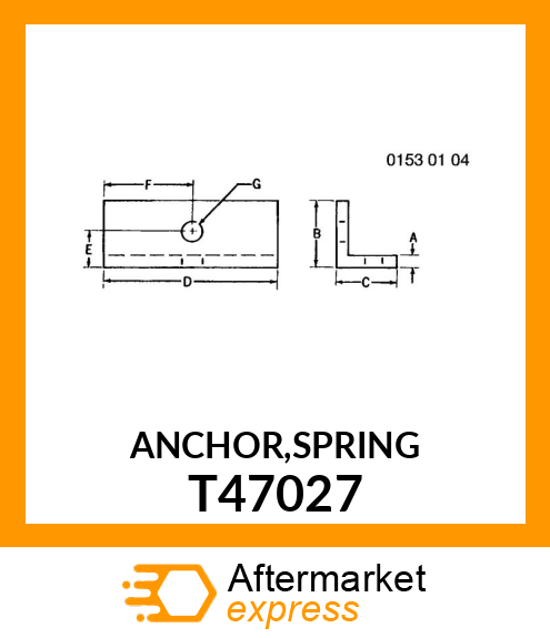 ANCHOR,SPRING T47027