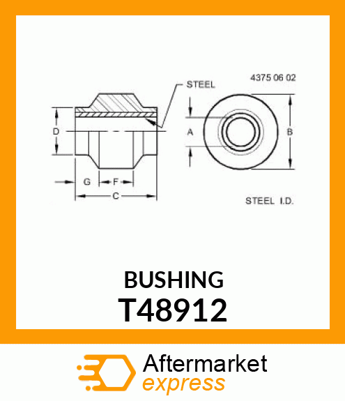 ISOLATOR,RUBBER T48912