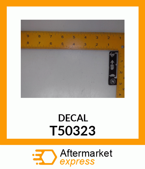 LABEL,RATIO CONTROL FORWARD T50323