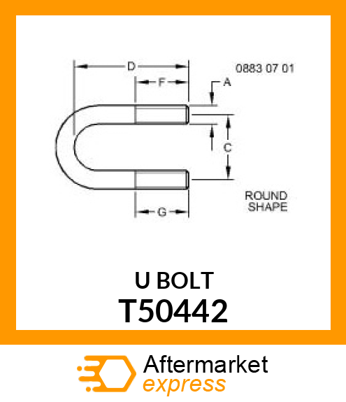 Bolt T50442