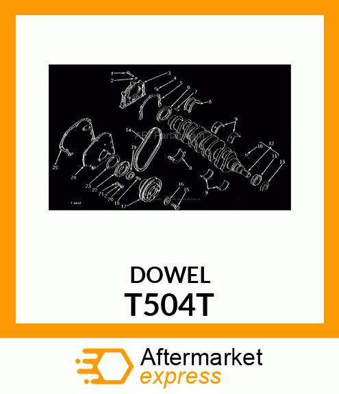 Dowel Pin T504T