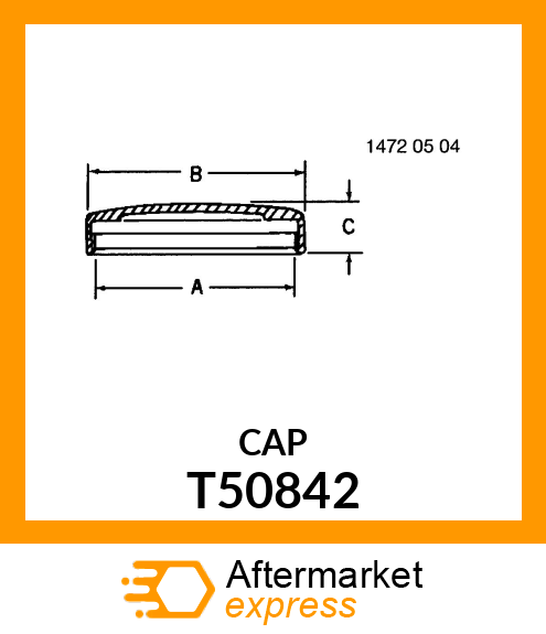 CAP,FUEL TANK FILLER FUEL TANK FILL T50842