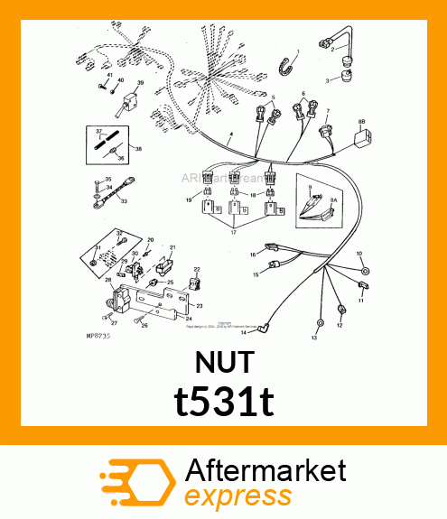 NUT, LOCK t531t