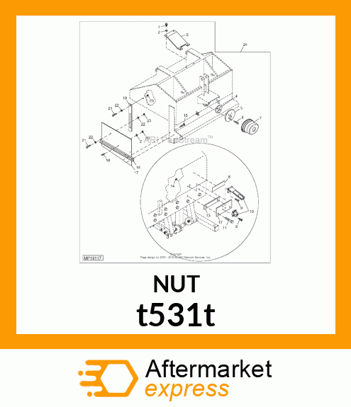 NUT, LOCK t531t