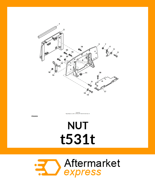 NUT, LOCK t531t