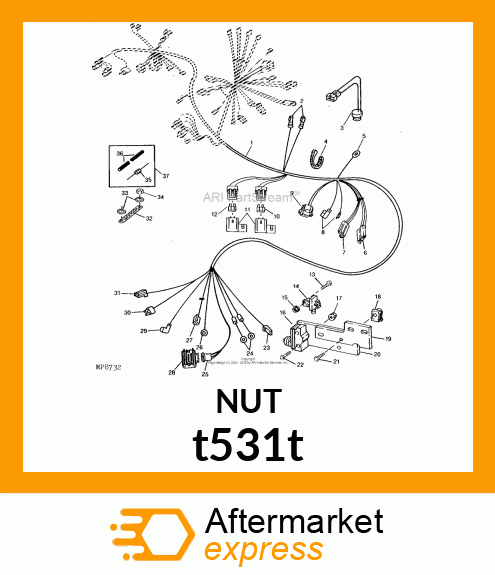 NUT, LOCK t531t