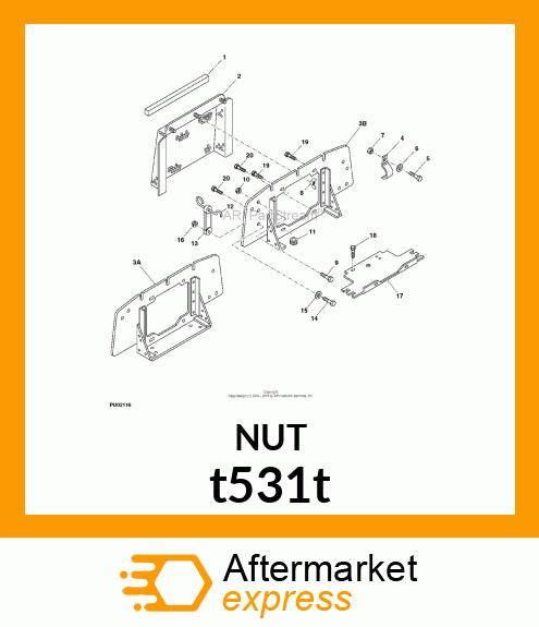 NUT, LOCK t531t