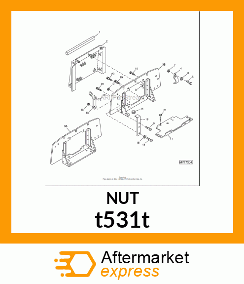 NUT, LOCK t531t