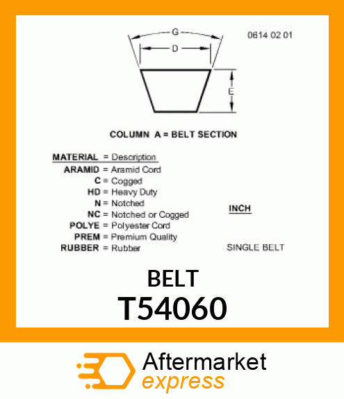 Belt T54060