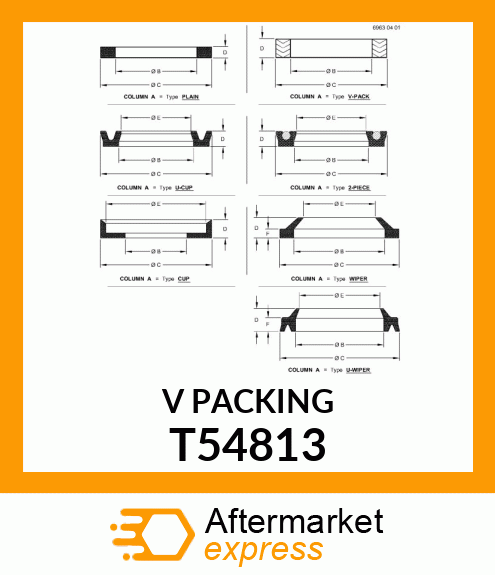 V PACKING T54813