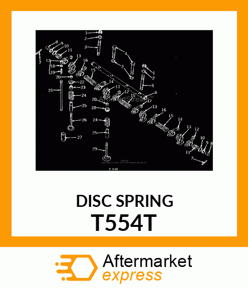 Disk Spring T554T