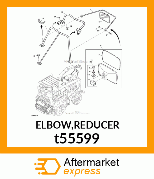 ELBOW,REDUCER t55599