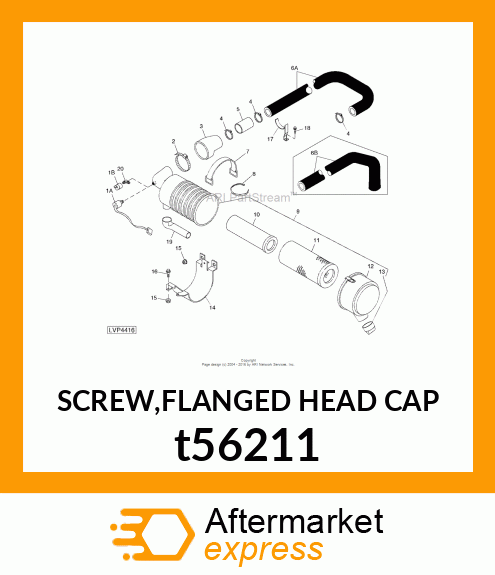 SCREW,FLANGED HEAD CAP t56211